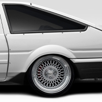 Duraflex D1 Sport 40MM Rear Fender Flares – 1984-1987 Toyota Corolla HB