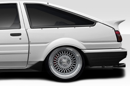 Duraflex D1 Sport 40MM Rear Fender Flares – 1984-1987 Toyota Corolla HB