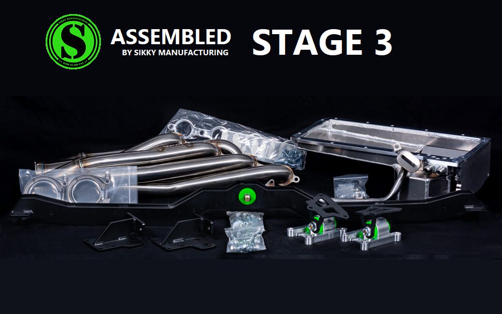 Sikky Stage 3 GM A-Body LS1 Swap Kit (w/Header & Wiring Harness)