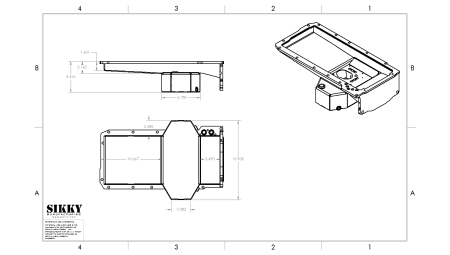 Sikky BMW E39 LSx Swap Mid Sump Oil Pan Kit