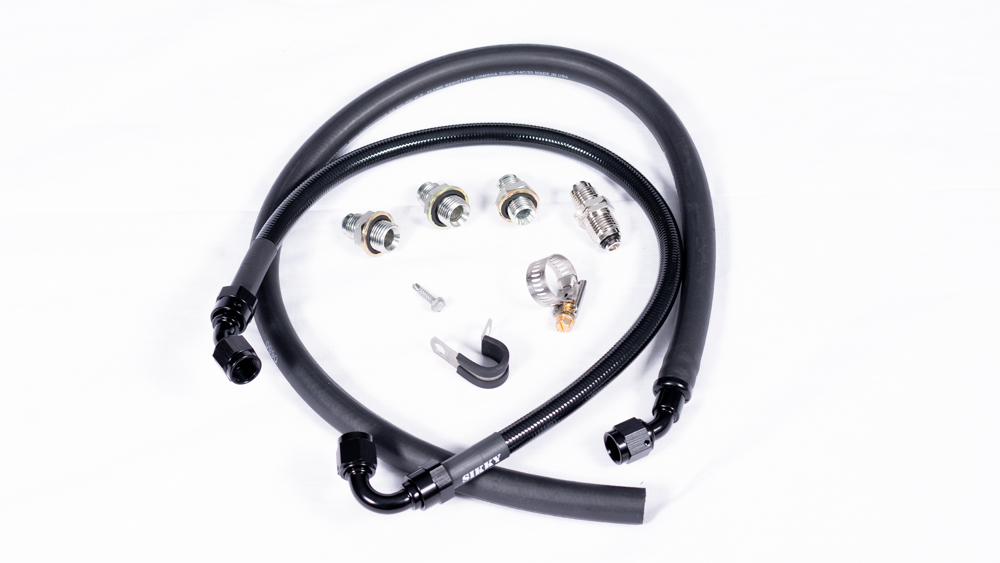 Sikky BMW E30, E36, E46 LHD LS1/LS2 Swap Power Steering Line Kit