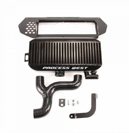 Process West Top Mount Intercooler (suits Subaru 97-98 GC8 WRX/STI JDM) – Black