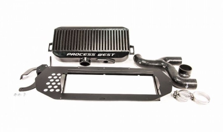 Process West Top Mount Intercooler (suits Subaru 99-00 GC8 WRX/STI) – Black