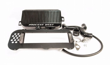 Process West Top Mount Intercooler Kit (suits Subaru 04-07 Forester XT) – Black