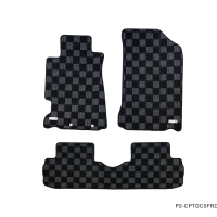 P2M Checkered Race Floor Mats 1986-1990 Mazda FC3S RX7 – SP Engineering