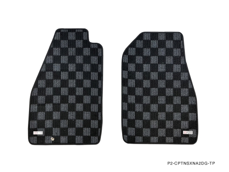 P2M ACURA NSX (NA2) 1997-05 RACE FLOOR MATS : DARK GREY