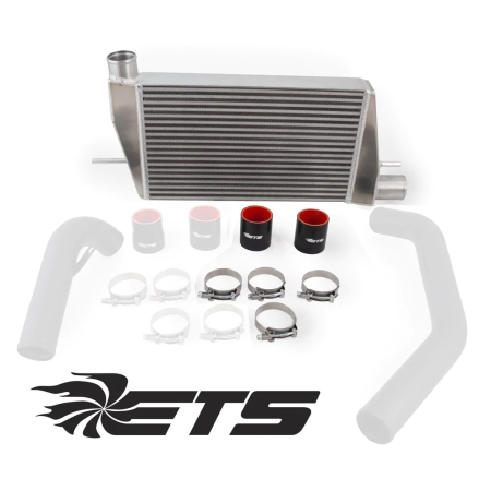 ETS 08-15 EVO X 3.5″ Intercooler with Silver core and Stencil