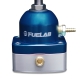 Fuelab 545 EFI Adjustable Mini FPR In-Line 25-90 PSI (1) -6AN In (1) -6AN Return – Purple