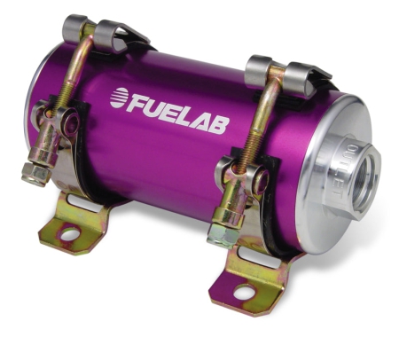 Fuelab Prodigy High Flow Carb In-Line Fuel Pump w/External Bypass – 1800 HP – Purple