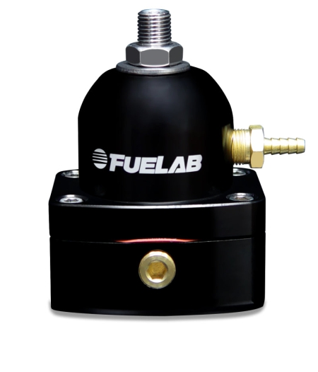 Fuelab 515 EFI Adjustable FPR 25-90 PSI (2) -6AN In (1) -6AN Return – Black