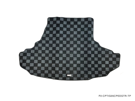 P2M Infiniti G35 2003-07 Sedan Rear Trunk Mat – Dark Grey