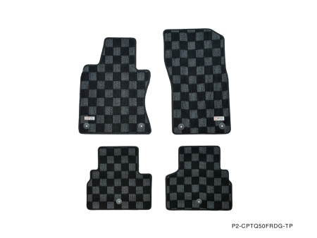 P2M INFINITI Q50 2013+ SEDAN FLOOR MATS : DARK GREY