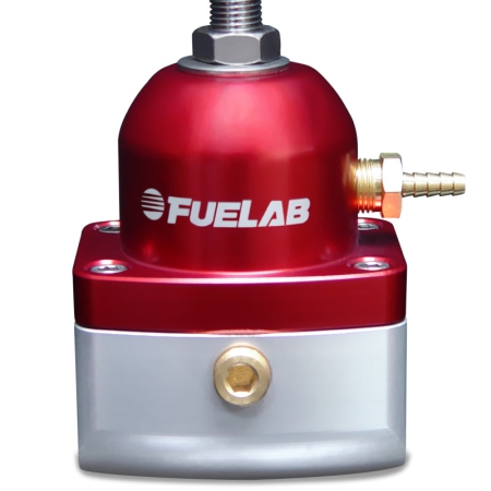 Fuelab 515 TBI Adjustable FPR 10-25 PSI (2) -10AN In (1) -6AN Return – Red