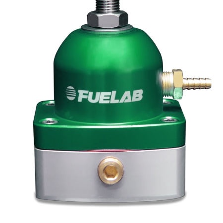 Fuelab 515 EFI Adjustable FPR 90-125 PSI (2) -6AN In (1) -6AN Return – Green