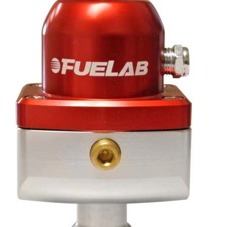Fuelab 555 Carb Adjustable FPR Blocking 4-12 PSI (1) -8AN In (2) -8AN Out – Red