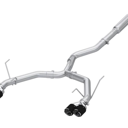 MBRP 2022+ Subaru WRX 3in Cat-Back Dual Split Rear Quad Carbon Fiber Tips Race Profile Exhaust