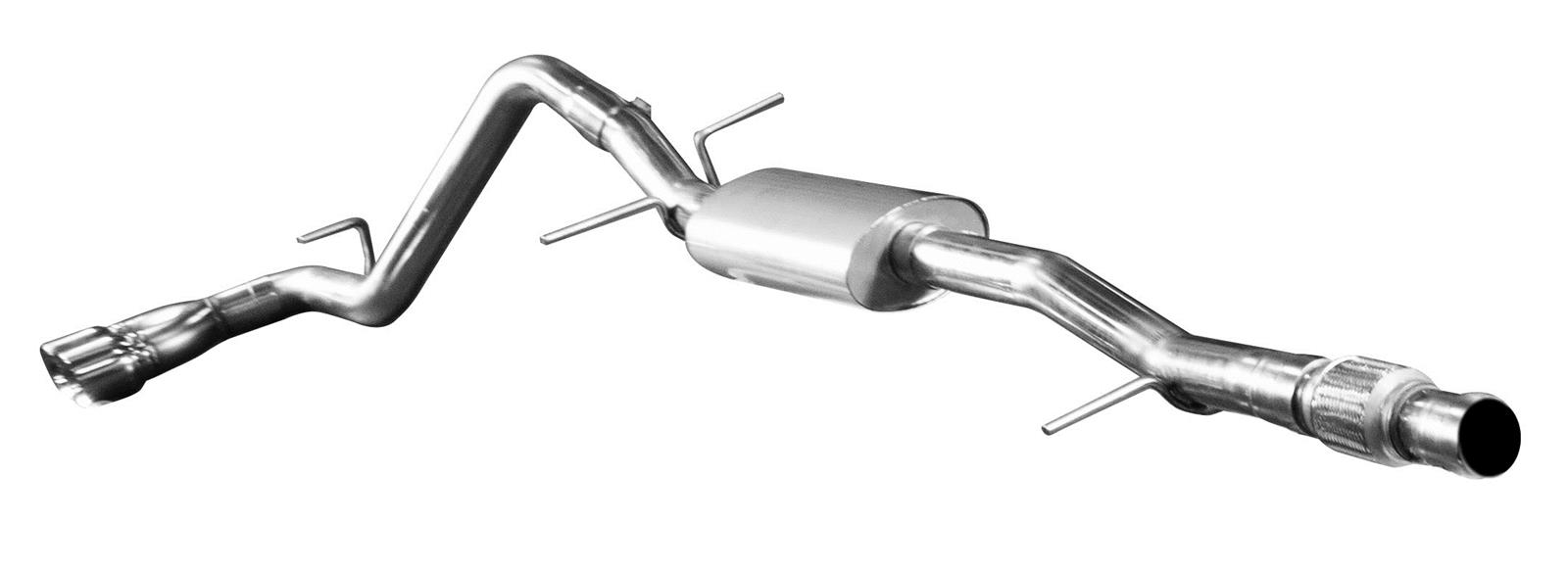 Kooks 14 + GM 1500 Series Truck 5.3L OEM x 3in SS Catback Exhaust. w/Pol Tips