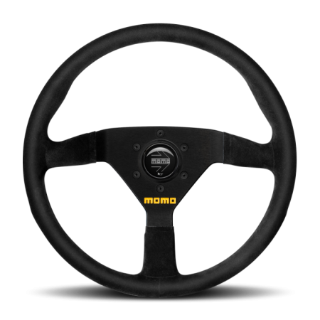 Momo MOD78 Steering Wheel 320 mm – Black Suede/Black Spokes