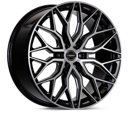 Vossen HF6-3 20×9.5 / 6×139.7 / ET15 / Deep Face / 106.1 – Brushed Gloss Black