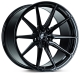 Vossen HF-3 20×8.5 / 5×112 / ET40 / Flat Face / 66.5 – Double Tinted – Gloss Black