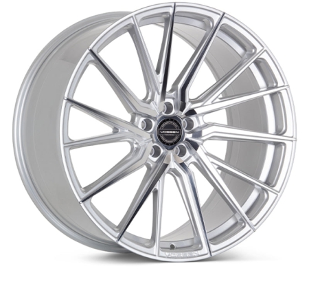 Vossen HF-4T 20×8.5 / 5×112 / ET40 / Flat Face / 66.5 – Silver Polished – Right