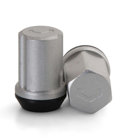 Vossen 35mm Lock Nut – 14×1.5 – 19mm Hex – Cone Seat – Silver (Set of 4)