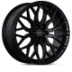 Vossen HF6-3 20×9.5 / 6×135 / ET15 / Deep Face / 87.1 – Gloss Black