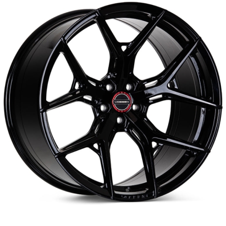 Vossen HF-5 20×9 / 5×120 / ET35 / Flat Face / 72.56 – Gloss Black