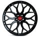 Vossen HF-2 22×10.5 / 5×120 / ET38 / Deep Face / 72.56 – Brushed Gloss Black