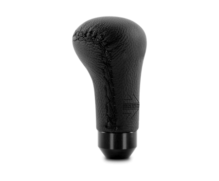 Momo Anatomico Shift Knob – Black Leather, Black Stitching