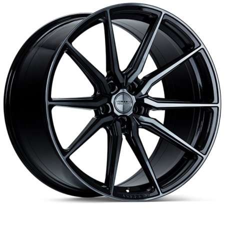 Vossen HF-3 20×9 / 5×112 / ET32 / Flat Face / 66.5 – Double Tinted – Gloss Black