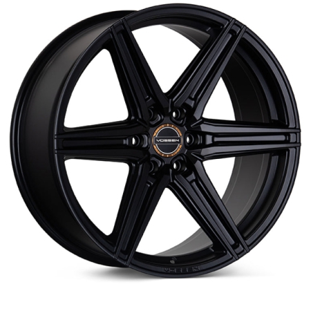 Vossen HF6-2 24×10 / 6×135 / ET25 / Deep Face / 87.1 – Satin Black