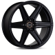 Vossen HF6-2 24×10 / 6×135 / ET25 / Deep Face / 87.1 – Gloss Black