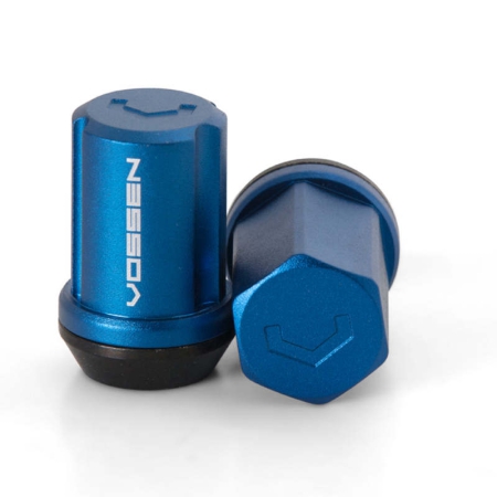 Vossen 35mm Lug Nut – 14×1.5 – 19mm Hex – Cone Seat – Blue (Set of 20)