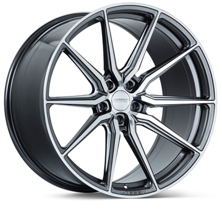 Vossen HF-3 20×9 / 5×112 / ET32 / Flat Face / 66.5 – Gloss Graphite Polished