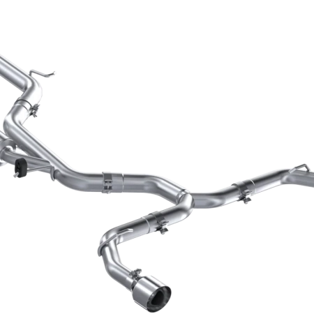 MBRP 2022 Volkswagen Golf GTI MK8 T304 SS 3in Cat-Back Exhaust 2.5in Dual Split Rear w/ SS Tips