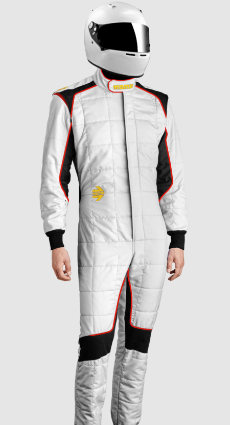 Momo Corsa Evo Driver Suits Size 48 (SFI 3.2A/5/FIA 8856-2000)-White