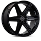 Vossen HF6-2 24×10 / 6×139.7 / ET25 / Deep Face / 106.1 – Brushed Matte Black