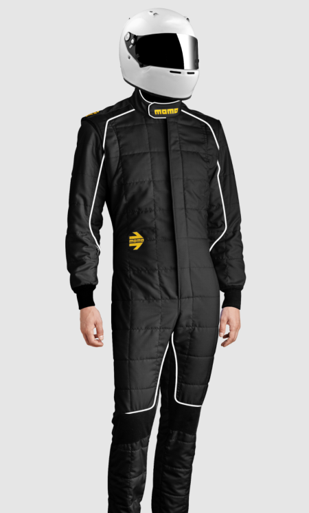 Momo Corsa Evo Driver Suits Size 62 (SFI 3.2A/5/FIA 8856-2000)-Black