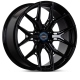 Vossen HF6-4 20×9.5 / 6×135 / ET15 / Deep Face / 87.1 – Tinted Gloss Black