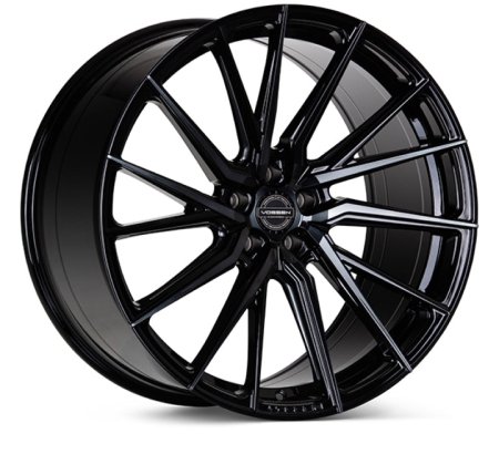 Vossen HF-4T 20×8.5 / 5×112 / ET40 / Flat Face / 66.5 – Tinted Gloss Black – Left