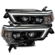 AlphaRex 14-19 Toyota Tundra NOVA LED Projector Headlights Plank Style Chrome w/Activ Light/DRL