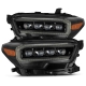 AlphaRex 16-20 Toyota Tacoma NOVA LED Projector Headlights Plank Style Black w/Activation Light