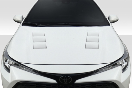 Duraflex 2019-2022 Toyota Corrolla Hatchback / 2020-2022 Corolla Sedan Velocity Hood – 1 Piece