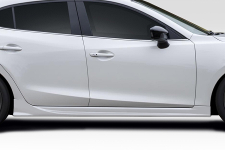 Duraflex 2014-2018 Mazda 3 HP Wave Side Skirts -2 Piece