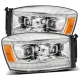 AlphaRex 06-08 Lincoln Mark LT LUXX-Series LED Projector headlights Black w/ Sequential Signal