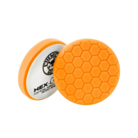 Chemical Guys Hex-Logic Self-Centered Medium-Heavy Cutting Pad – Orange – 4in