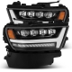 AlphaRex 19-20 Ram 1500HD PRO-Series Proj Headlight Plnk Styl Chrm w/Activ Light/Seq Signal/Plnk DRL