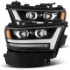 AlphaRex 19-20 Ram 1500HD PRO-Series Proj Headlight Plnk Styl Chrm w/Activ Light/Seq Signal/Plnk DRL