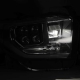 AlphaRex 14-20 Toyota Tundra LUXX LED Proj Headlights Plank Style Alpha Black w/Activ Light/DRL